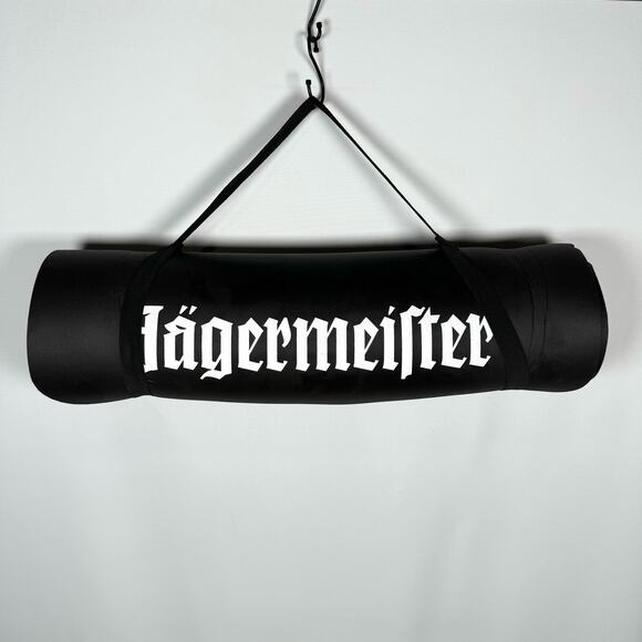 Jagermeister Black & White Behind The Shot Workout Yoga Mat - Picture 2 of 5